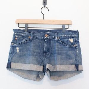 7 For All Mankind Jean Shorts